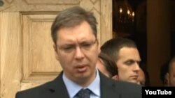 Serbian Deputy Prime Minister Aleksandar Vucic