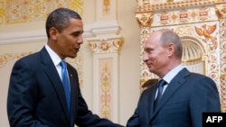 U.S. President Barack Obama meets Russian Prime Minister Vladimir Putin at the latter's country residence in Novo Ogaryovo, near Moscow.