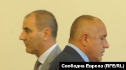 Tsvetan Tsvetanov (left) and Boyko Borisov established the GERB party, but have gone their separate ways.