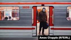 Face Masks And Empty Streets As Prague Lockdown Tightens