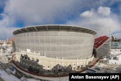 A new football stadium in Yekaterinburg that was built especially for the World Cup. (file photo)