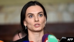 Former Olympic pole-vault champion Yelena Isinbayeva (file photo)