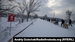 КПВВ «Станица Луганская». Январь 2019 года