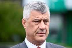 Kosovar President Hashim Thaci