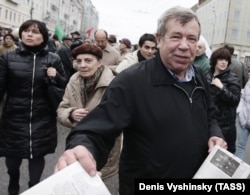 Viktor Anpilov in Moscow in October 2013