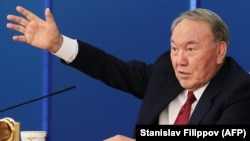 Kazakh President Nursultan Nazarbaev (file photo)