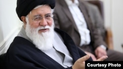 Ayatollah Ahmad Alamolhoda (above) is a staunch critic of Iranian President Hassan Rohani.