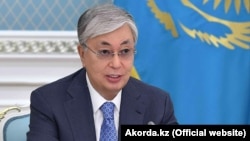 Kazakh President Qasym-Zhomart Toqaev