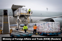 Shipments of Chinese vaccines arrive in Belgrade, Serbia.