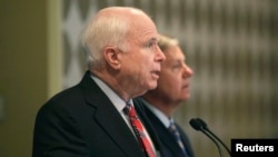 U.S. Senators John McCain and Lindsey Graham 