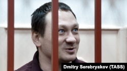 Igor Lyakhovets attends a court hearing in Moscow in January 30.