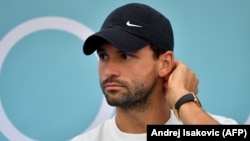 Grigor Dimitrov, who participated recently in an exhibition event, announced he tested positive for COVID-19.